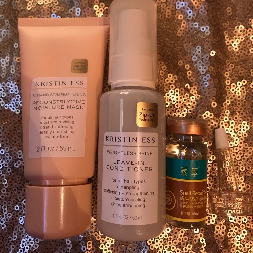 Hair mask and conditioner snail mask for face